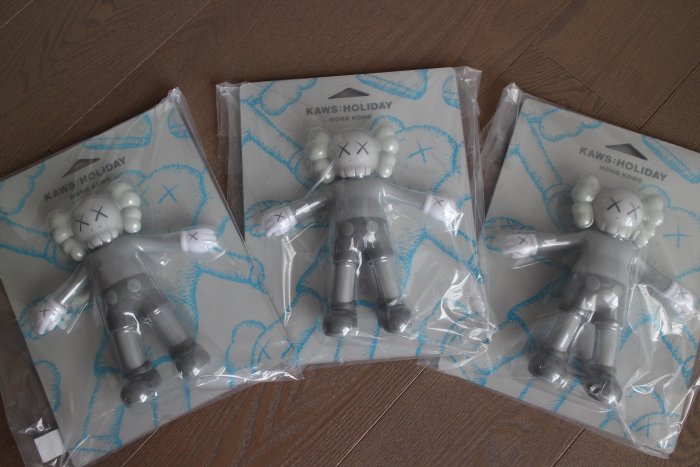全新正品】KAWS HOLIDAY HONG KONG 灰色Companion Bath Toy 香港站限定