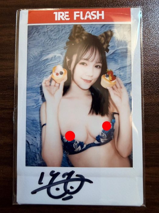 2026 TRE台北國際紅人展 FACECARD女優收藏卡 涼森玲夢 限量79張 露點簽名拍立得