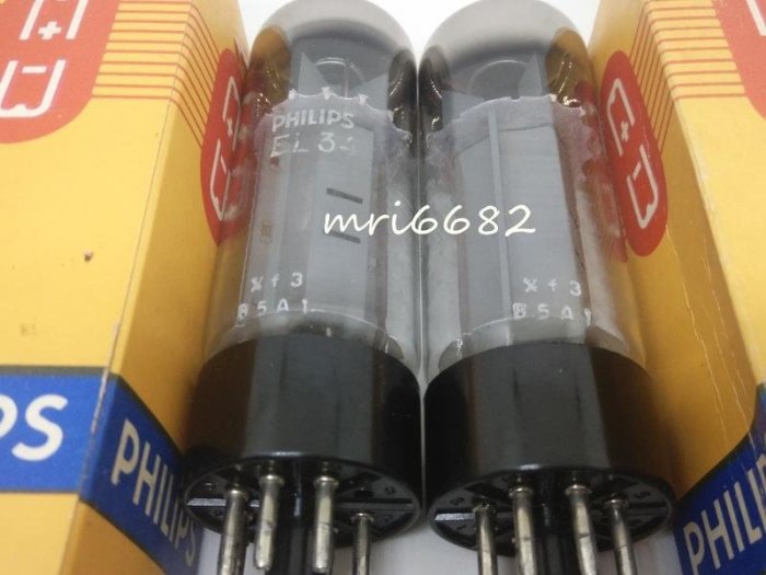 "真空管的異想世界" 2隻一標 英國 XF3 MULLARD 代工 PHILIPS EL34/6CA7 -2