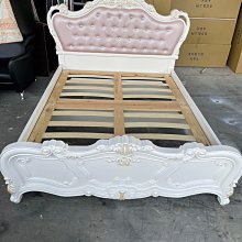 【新竹2手家具】推薦永茂二手傢俱家電*B050603*白色歐式5尺掀床*床墊 床箱 床架 掀床 床頭片 床頭櫃 化妝台 衣櫃 斗櫃 衣帽架 鏡台 梳妝台 上下舖