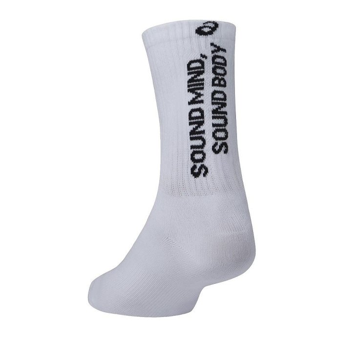 【曼森體育】ASICS 亞瑟士 中筒襪 男女中性款 訓練配件 3033C336-100 運動襪