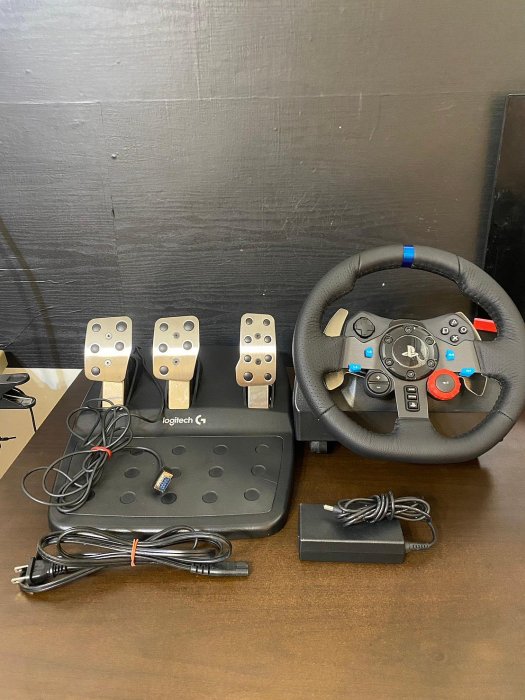 二手 羅技 LOGITECH G29 方向盤 踏板 功能正常 無盒裝 A431