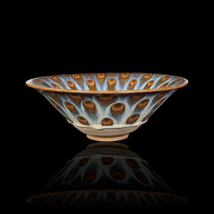 ★唐物古玩古董★宋時代　建窯 希少品 金兔毫 禾目天目茶碗　骨董品 アンティーク 楽天市場】【送料無料】宋時代 建窯兎毫盞 禾目天目茶碗唐物 ウブ品 伝
