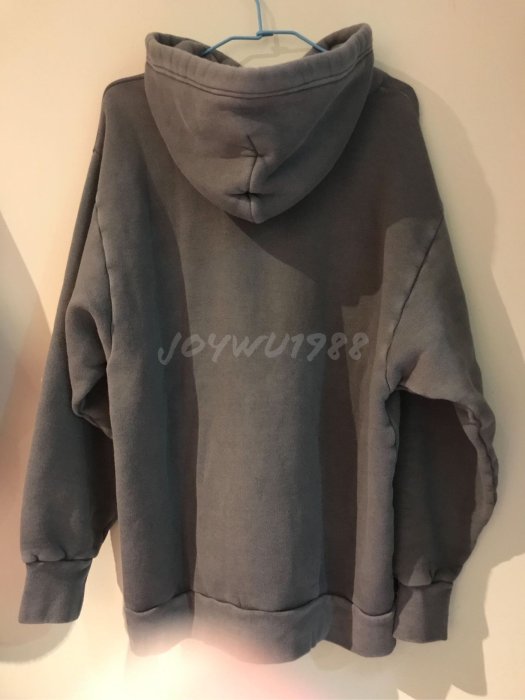 已售出*** WTAPS 19AW COLLEGE. DESIGN HOODED GRAY L 水洗全新正品