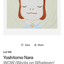 YOSHITOMO NARA奈良美智 BEACH TOWEL WOW Yoshitomo Nara | WOW (Works on Whatever) Project beach towel