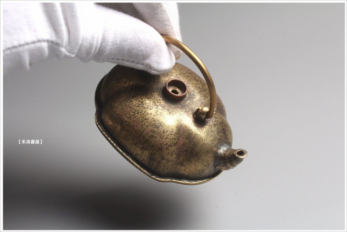 禾洛書屋】G.15 古銅壺/銅水滴/硯滴/水盂《純銅》底款榮寶齋/收藏單品