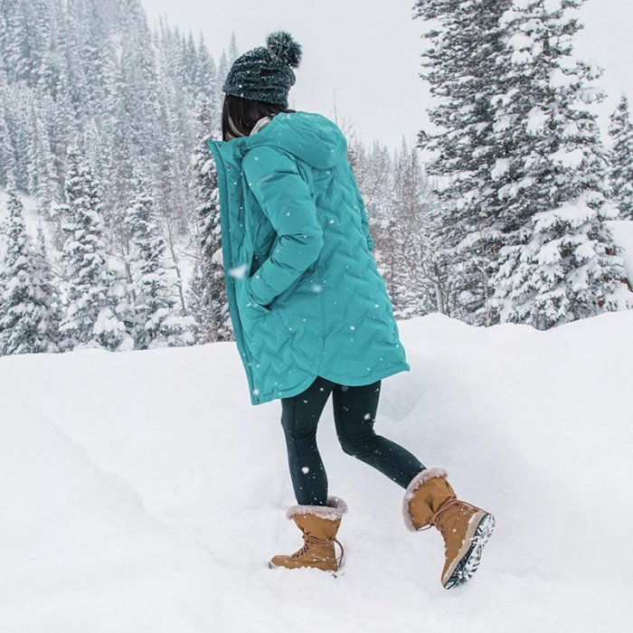 【熱賣精選】100%2022秋冬新品哥倫比亞Columbia戶外女鞋熱能防水防滑雪地靴BL0146