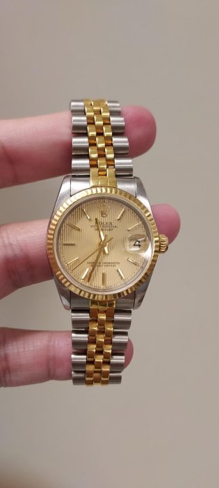 勞力士 rolex 68273 18k 半金 錶