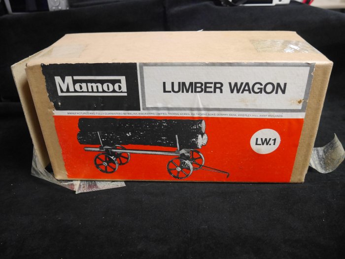 【阿輝の古物】玩具/模型_英國製造 Mamod LW.1 木材運送車_有些微生鏽_#F28
