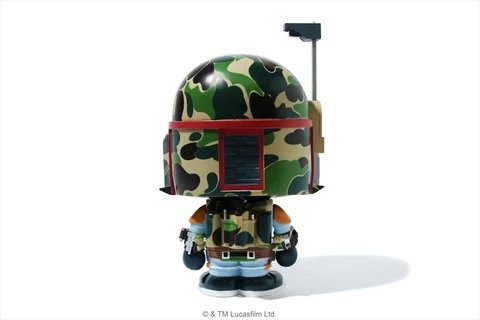日貨代購CITY】 BAPE STAR WARS ABC CAMO BOBA FETT 星戰波巴費特公仔