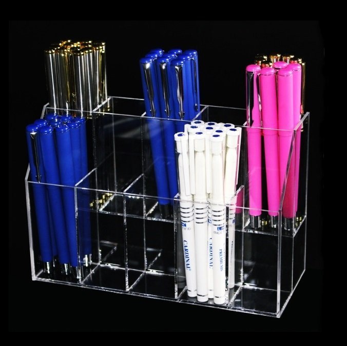 摩斯小舖壓克力精品~文具店壓克力筆架筆筒/藥妝店眉筆架桌上型陳列展示