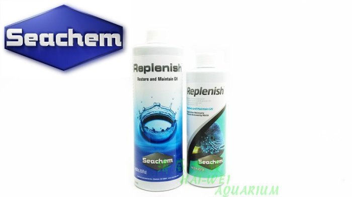 海威水族~ 美國SEACHEM 西肯．Replenish 礦物質補充劑500ml．礦物質