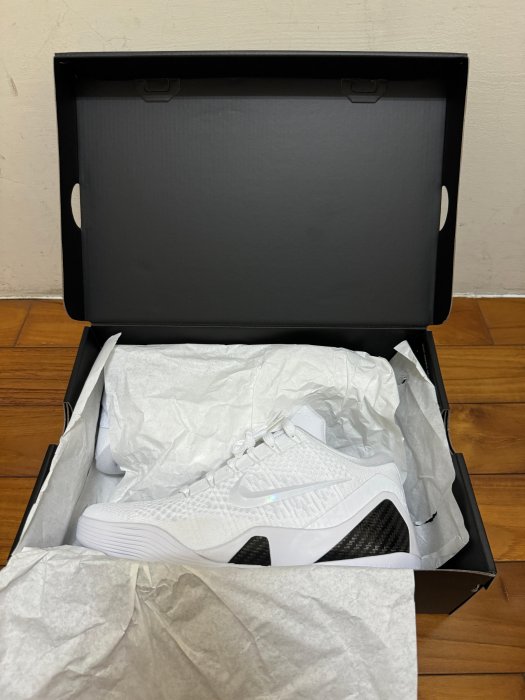 Nike Kobe 9 Elite Low Protro US9 白 全新
