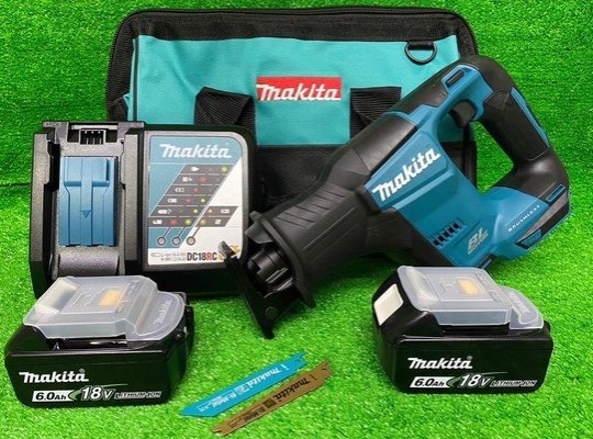 (含稅價)緯軒(底價13200不含稅)牧田 DJR188RGE 18V配6.0Ah雙鋰電無刷 軍刀鋸 DJR188