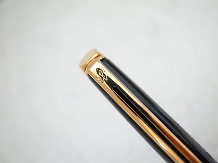 CA212 waterman 法國製寯雅黑漆高級原子筆(9成新有刻字) | Yahoo拍賣