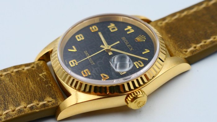 【美好時光】ROLEX勞力士16238全金DJ罕見黑色電腦面!超帥霸氣的黑金配! ( 18038 18238參考)