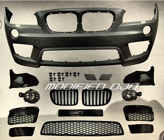DJD Y0702 BMW X1 E84 09-13年 M-TECH 前保桿+後保桿+側裙+輪弧一套