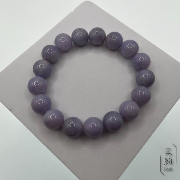 云綺珠寶】天然緬甸A貨翡翠濃紫紫羅蘭手串11mm 附台證| 其他珠寶品牌