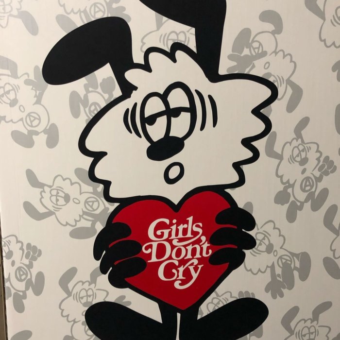 限量現貨MEET VICK by VERDY 燈公仔Girls Don't Cry 全球600隻