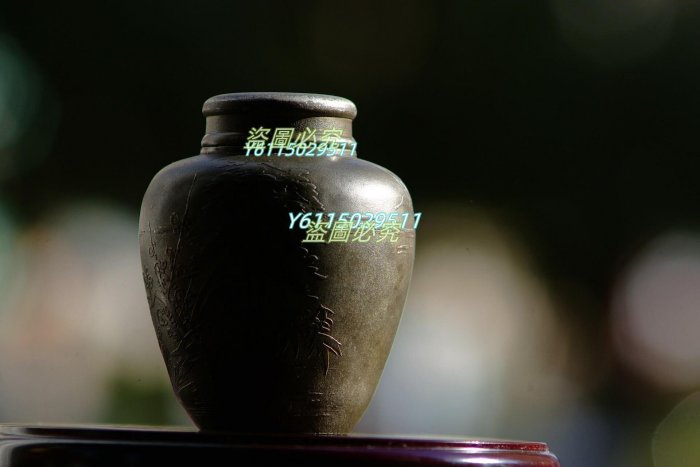 間村自造 錫 茶壺 茶入 間村自造 四君子図 茶壺 茶心