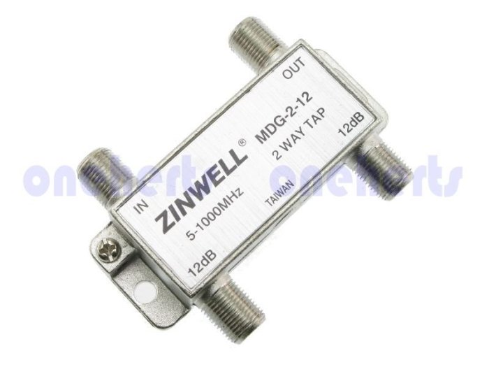 萬赫ZINWELL兆赫 MDG-2-12二分歧器 2分歧 二路分支 三路分配 有線數位HIHD 透天厝套房線路裝潢重拉