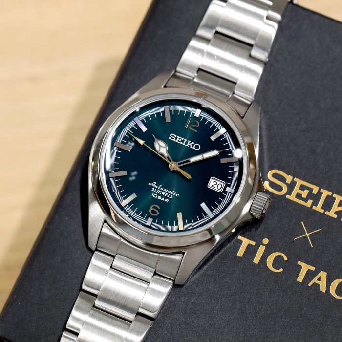 現貨SEIKO SEIKOx日系腕錶品牌TiCTAC 限定款SZSB036 機械錶40mm