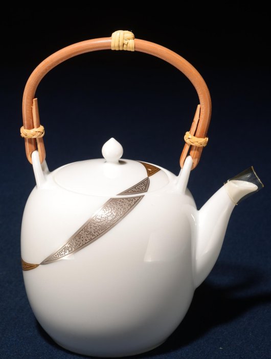 9/18結標名牌Noritake 金鶴文急須壺ADI0318 -茶道具侘寂日本茶道品茶