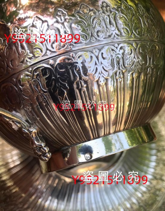 歐洲古董銀器，法國巴黎.Chpus滿工璣鏤工藝純銀茶杯、咖啡杯碟套（兩套