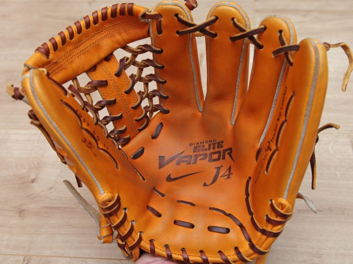 絕版NIKE BASEBALL DIAMOND ELITE VAPOR J4 攻牛舌網檔硬式內野棒球