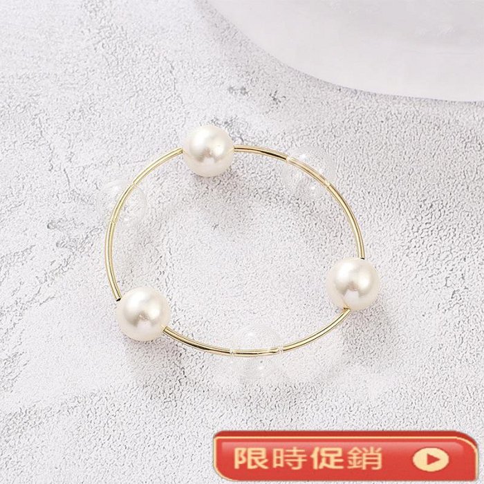 時尚歐美設計手鏈 手排 珍珠 合金 Ins 服飾搭配