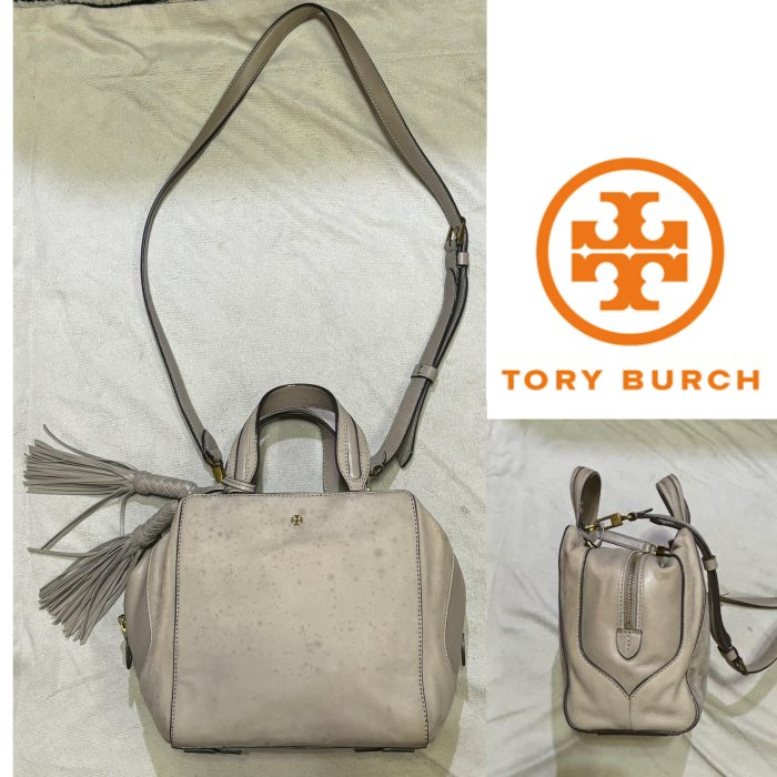 低價起標~ 正品TORY BURCH 托里伯奇 真皮流蘇側背包 全皮斜背包 皮革公事包💼包 托特包TB 牛皮大方包 隨行包 精品包 豆腐包隨行 ...