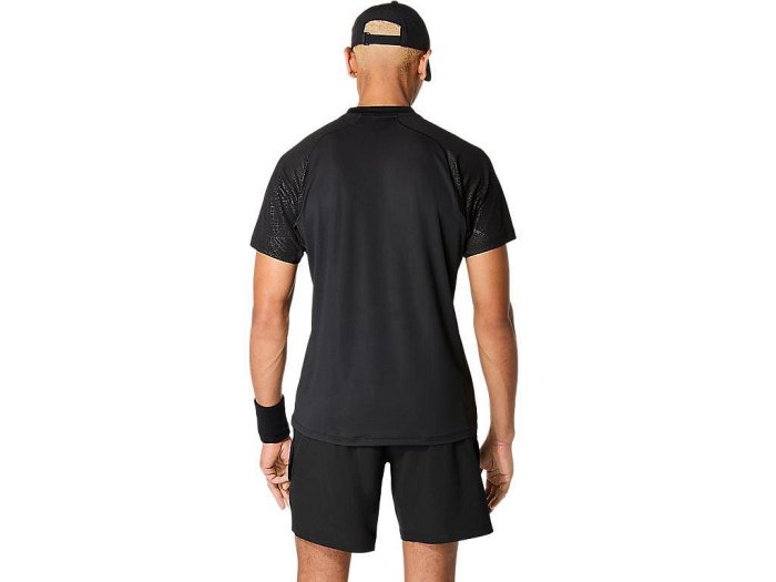 【曼森體育】ASICS 亞瑟士 短袖上衣 男款 ACTIBREEZE 美網 海外版 網球上衣 2041A352-001
