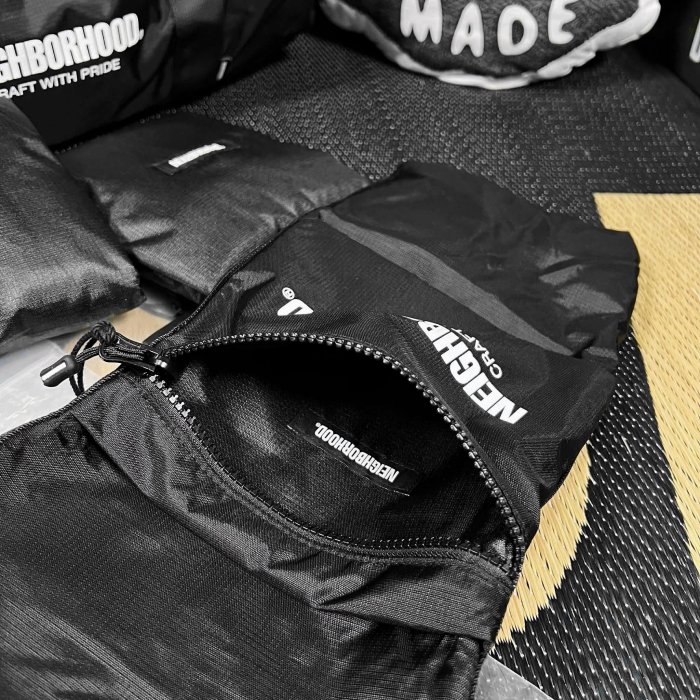 希望商店】NEIGHBORHOOD POCKETABLE BOSTON BAG 25AW 防撕裂可收納折疊