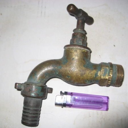 早期船舶品大顆黃銅水龍頭,品相好--[C]---【下標前,請看關於我