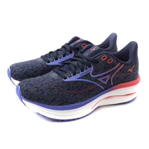 美津濃Mizuno WAVE RIDER 29 SW 慢跑鞋女鞋深藍色J1GD250621 no294