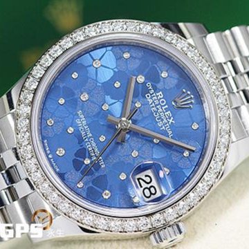 風水圖 2025年ROLEX 勞力士Datejust 31 經典蠔式日誌型278384 天藍色