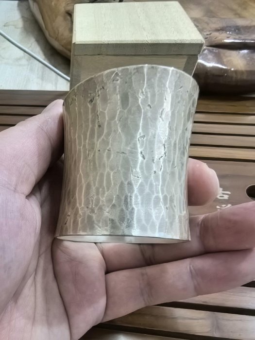 日本精品竹影堂精制銀仕上銀杏紋蓋置一個年線物全品相| Yahoo拍賣