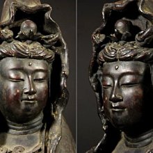 大尊古銅像-觀音菩薩《 高約：63cm、重約：15.25kg》 | Yahoo拍賣