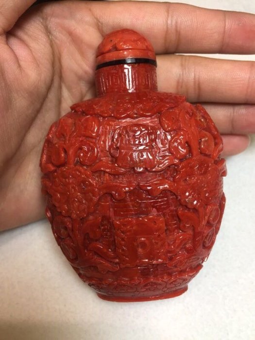 紅珊瑚鼻煙壺| Yahoo拍賣