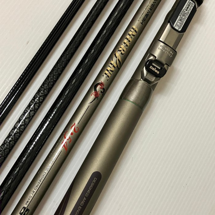 DAIWA CARBO-WHISKER PWOWE MESH （IL） 飛竜2-54 中通前打竿