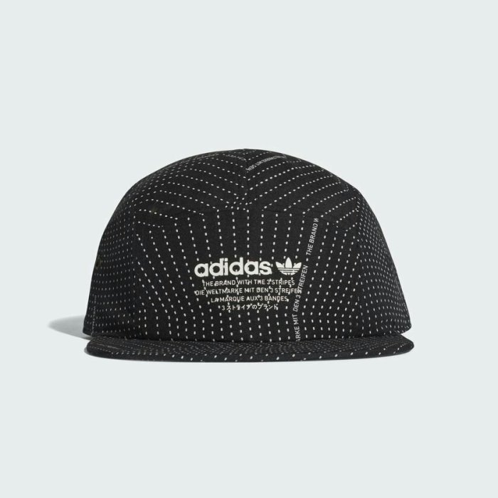 Adidas NMD CAP 黑色點點五分割帽運動帽愛迪達男女CE5625 三葉草