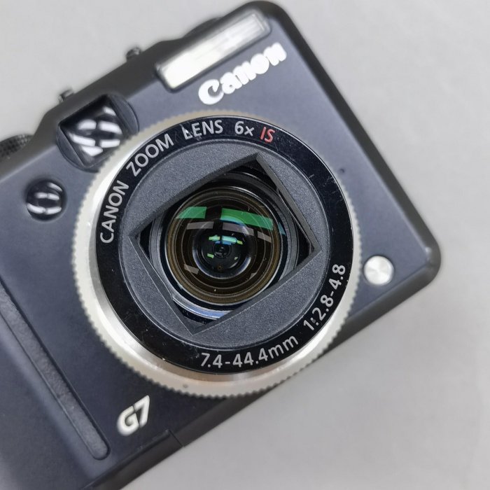 佳能PowerShot G7數碼相機，經典黑款，1000萬像素大底CCD，功能完備未