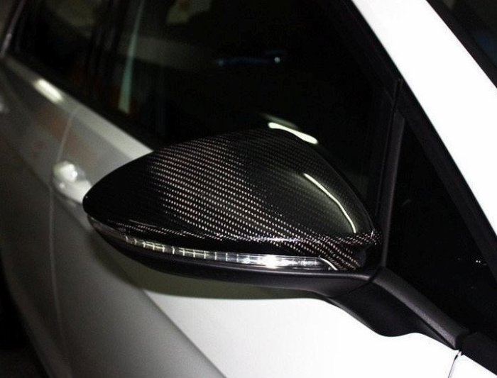 ** 福品小舖 ** 福斯 VW  GOLF 7  7.5 碳纖維 後視鏡殼 後照鏡殼  左右一對價(非廉價貼黏式)