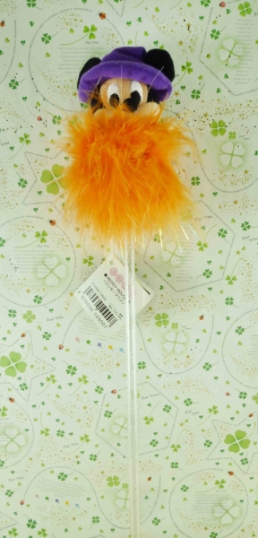 【震撼精品百貨】Micky Mouse 米奇/米妮 ~絨毛棒-橘米奇