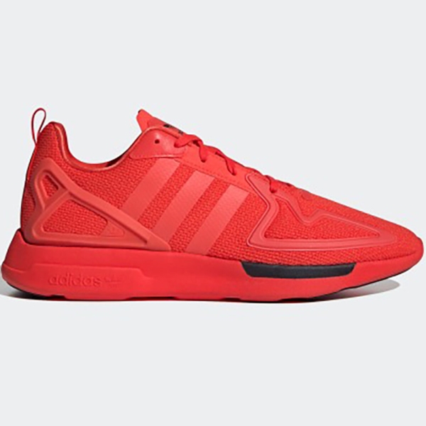 ֊ ̫ ֊２点 ADIDAS ZX 2K FLUX 男鞋慢跑休閒柔軟緩衝耐磨避震透氣紅【運動世界