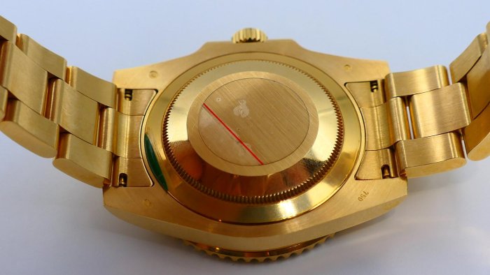 【美好時光】ROLEX 勞力士116618LN 18K金黑水鬼盒單全美品 126618參考