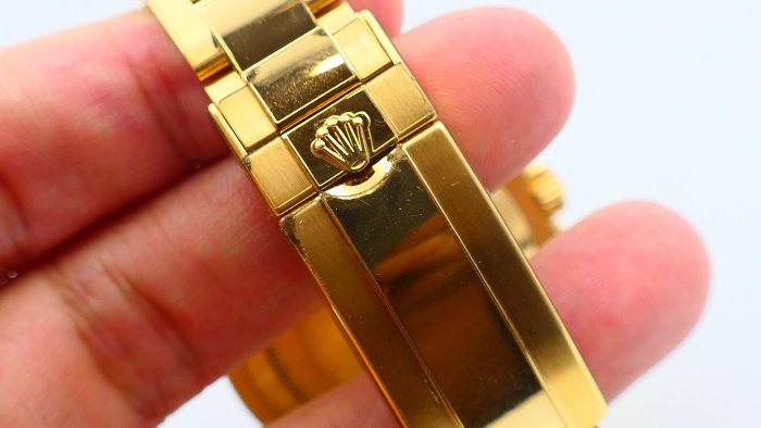 【美好時光】ROLEX勞力士116618 18K黃金水鬼2019年份(末代)盒單全近新品 16618 126618參考