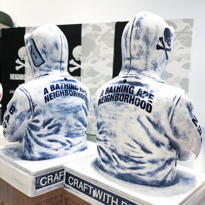 希望商店】NEIGHBORHOOD X BAPE SHARK INCENSE CHAMBER 19AW 鯊魚香座
