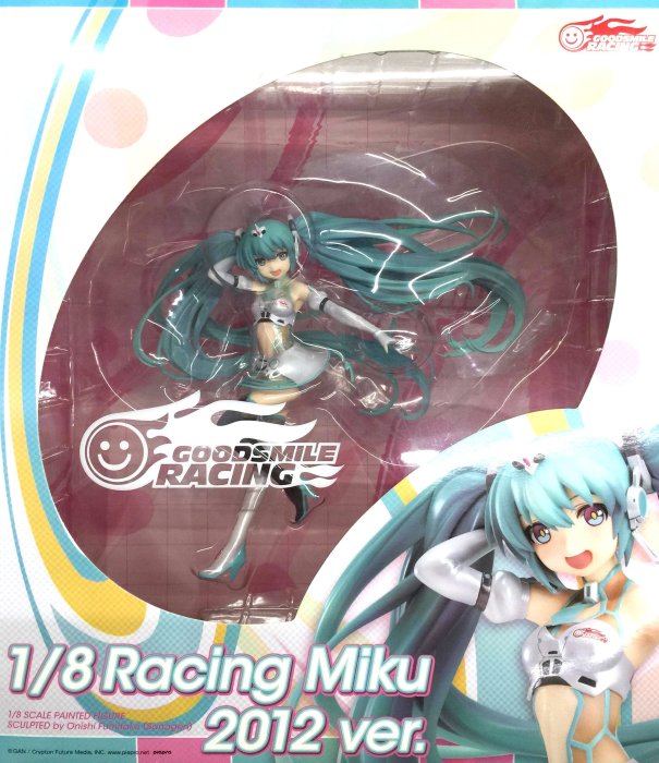 日本正版 GSC RACING MIKU 2012 賽車初音 初音未來 1/8 公仔 模型 日本代購