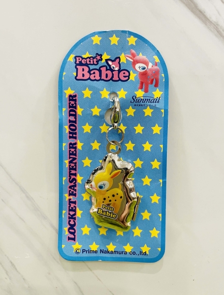 【震撼精品百貨】Petit Babie 斑比鹿~日本 斑比鹿拉鍊扣 拉扣-黃*46341